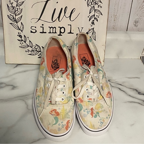 Disney x Vans little mermaid Womens sneakers size 7 - Picture 6 of 6
